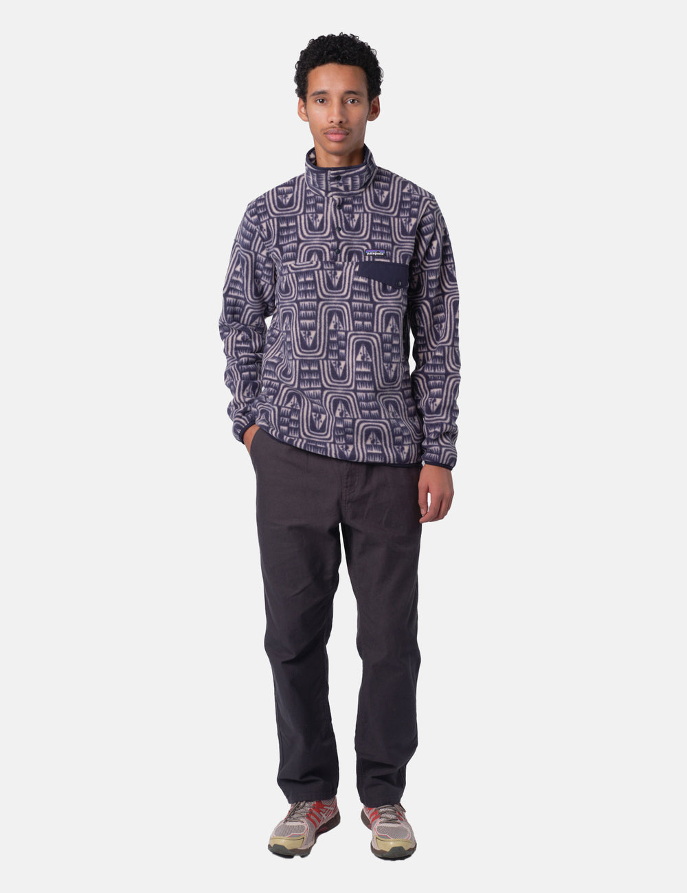 Patagonia LW Synchilla Snap-T Fleece - Flow: Sunken Blue | Urban