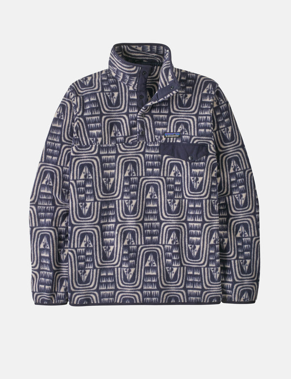 Patagonia LW Synchilla Snap-T Fleece - Flow: Sunken Blue