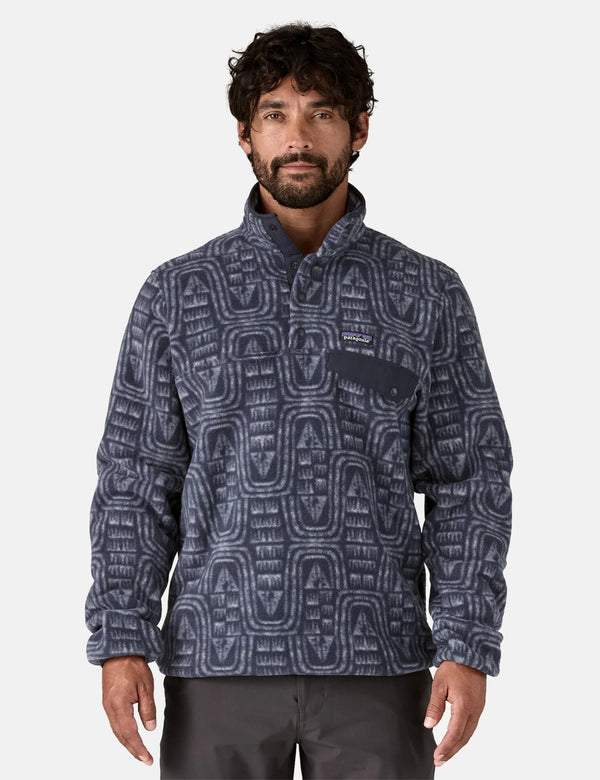 Patagonia LW Synchilla Snap-T Fleece - Flow: Sunken Blue