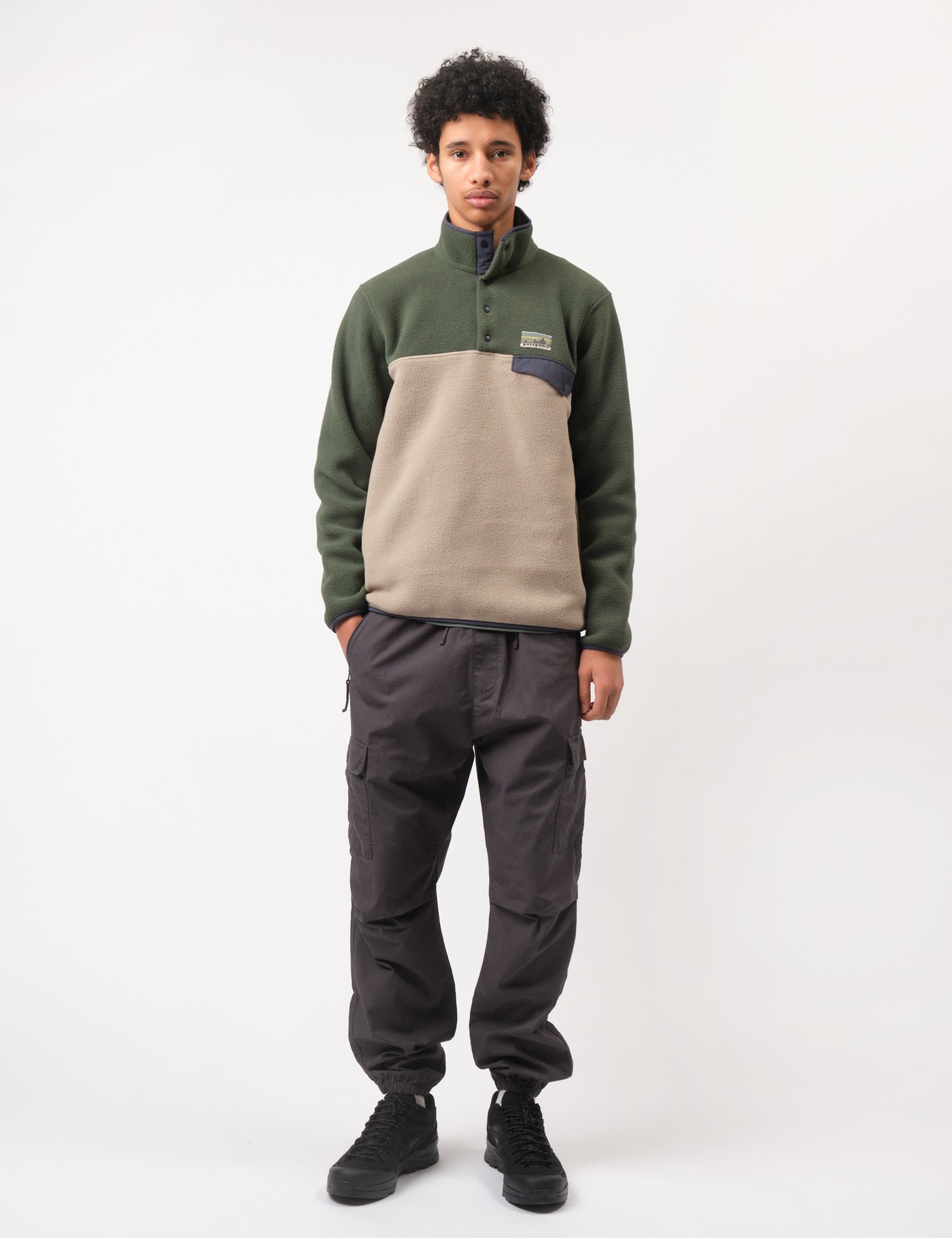 Patagonia LW Synch Fleece Snap-T Pullover - Seabird | Urban