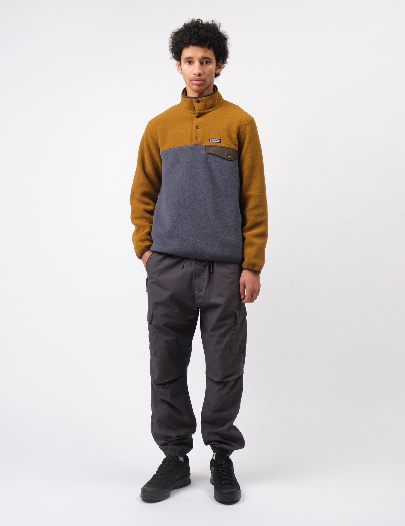 Patagonia LW Synch Fleece Snap-T - Shelter Brown | Urban Excess