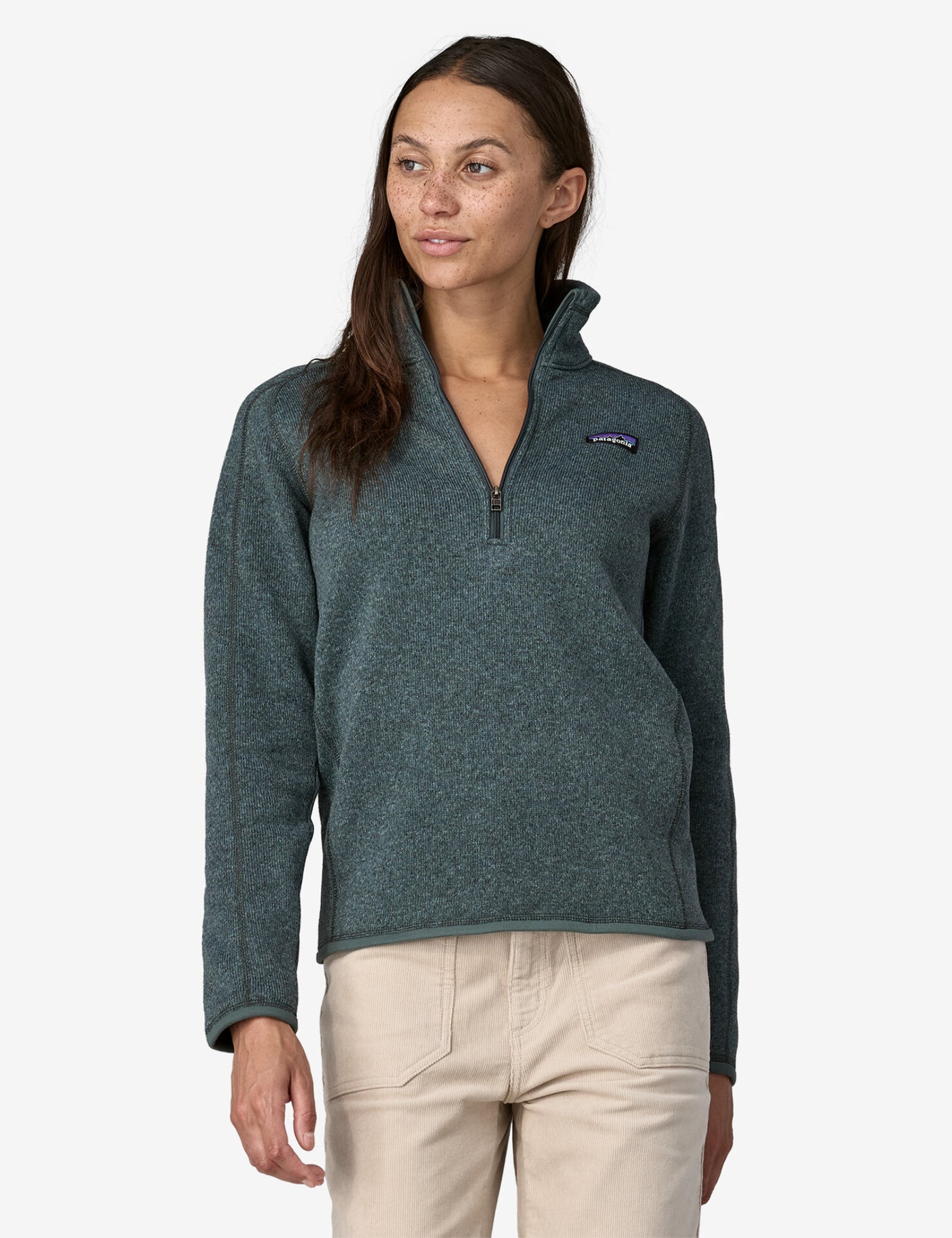 Patagonia Women's 1/4 Zip Better Sweater Nouveau Green | Urban