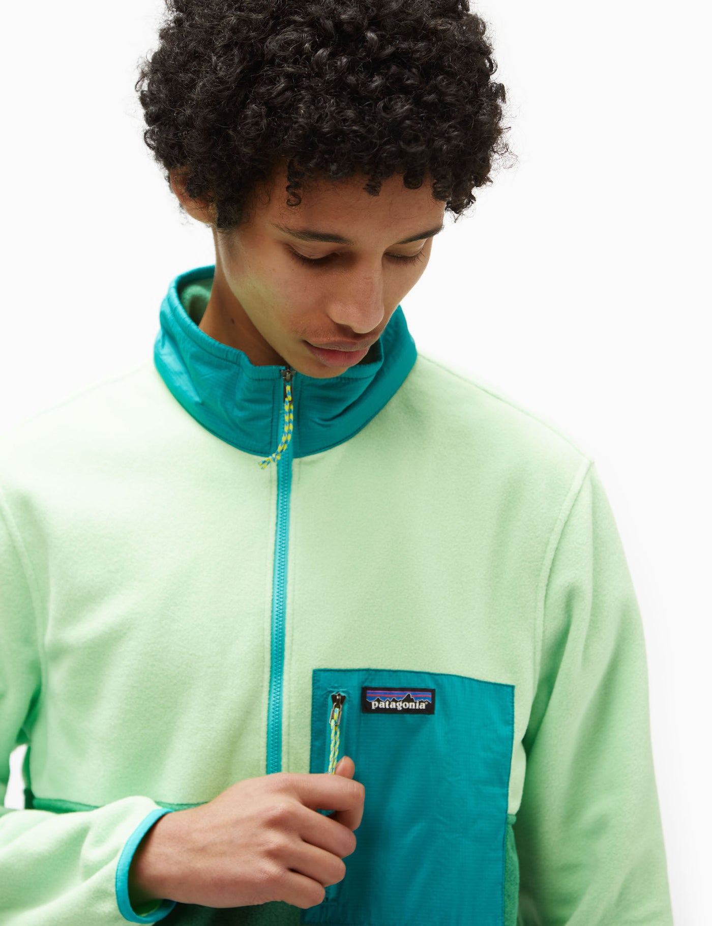 Patagonia Microdini 1/2 Zip Fleece Gather Green Urban Excess
