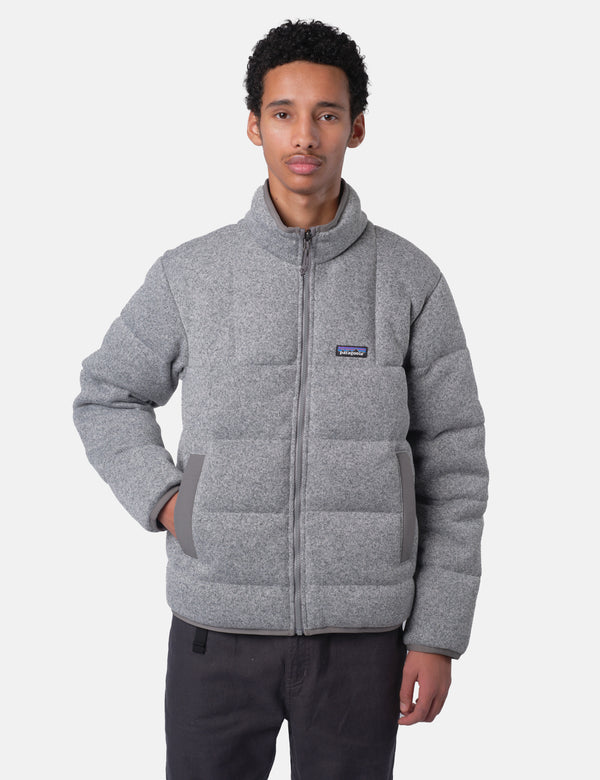 Patagonia Reversible Down Better Sweater Jacket - Stonewash Grey