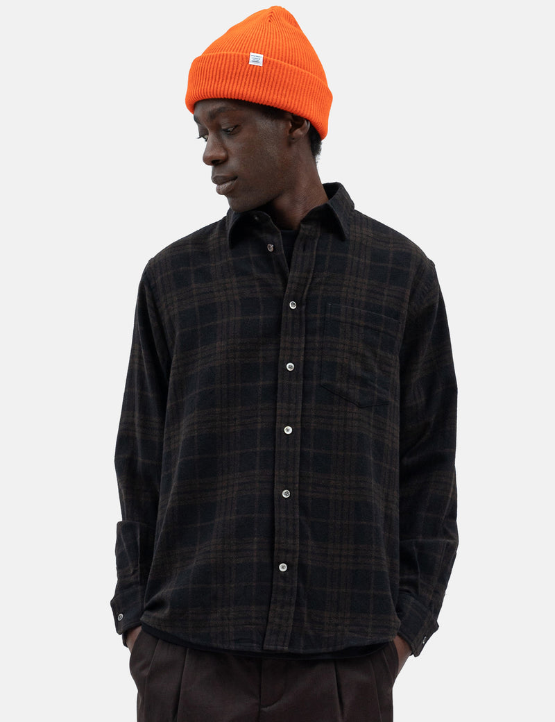 Norse Projects Merino Lambswool Beanie - Blood Orange