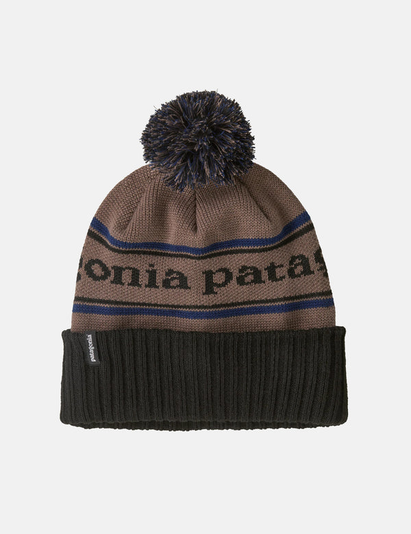 Patagonia Powder Town Beanie Hat (Park Stripe) - Marlow Brown