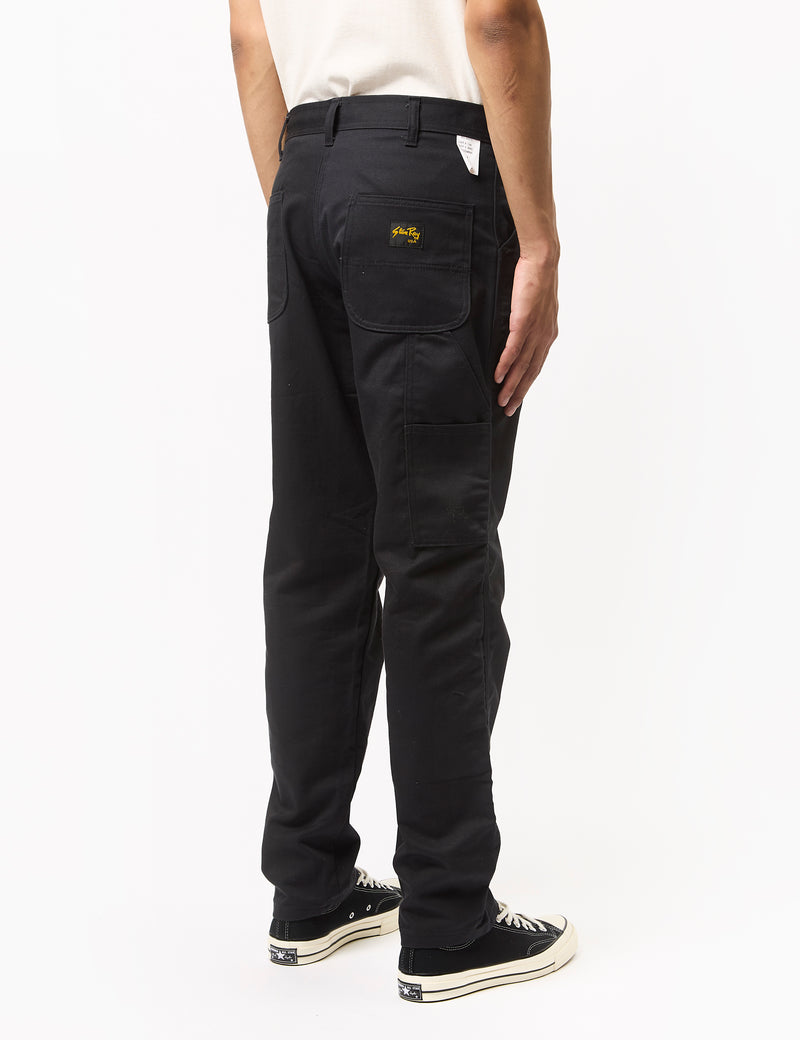 スタンレイ80のペインターパンツ（ストレート）-ブラック