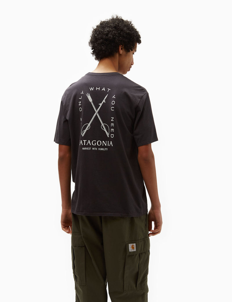 Patagonia CTA Organic Humble Harvest T-Shirt Ink Black