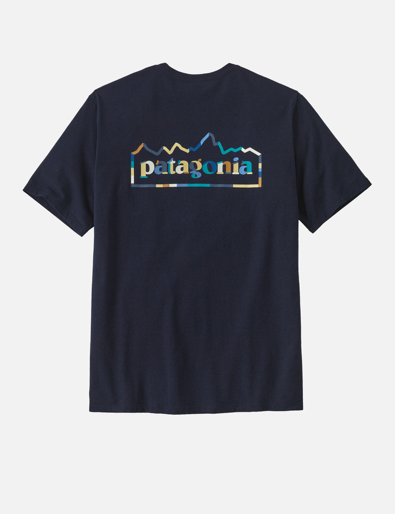 Patagonia Unity Fitz Responsibili-Tee T-Shirt - New Navy Blue