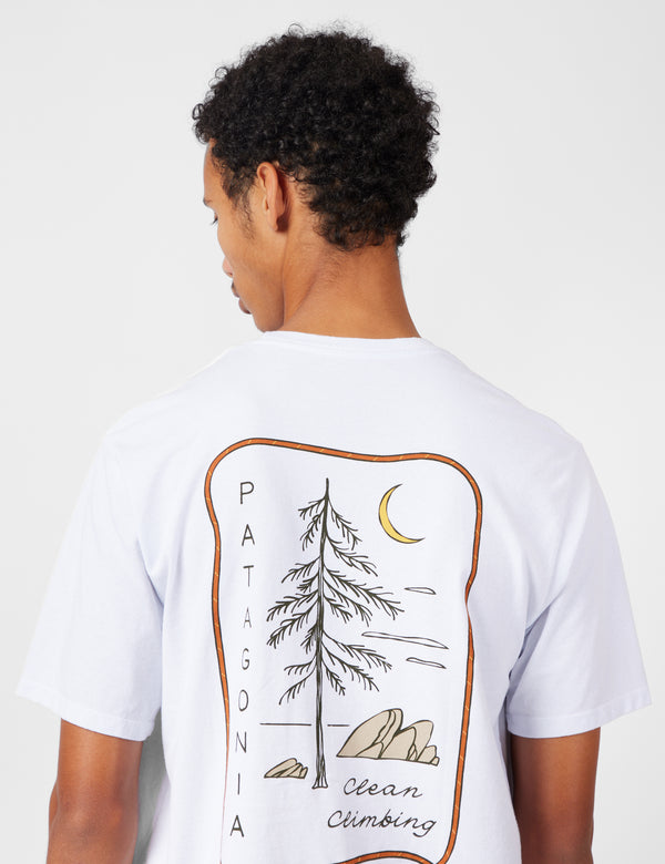 Patagonia Clean Climb Roots Responsibili-Tee T-Shirt - White