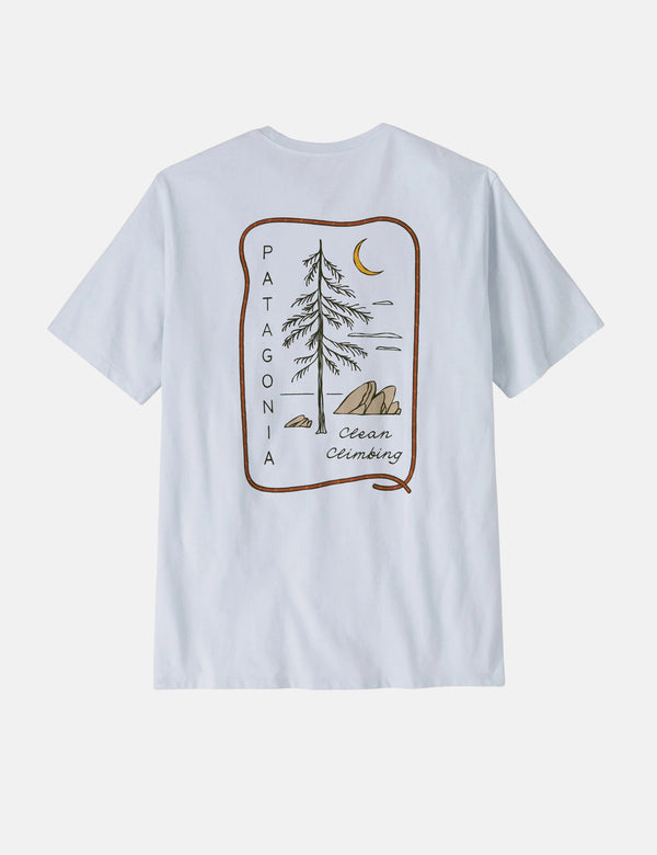 Patagonia Clean Climb Roots Responsibili-Tee T-Shirt - White