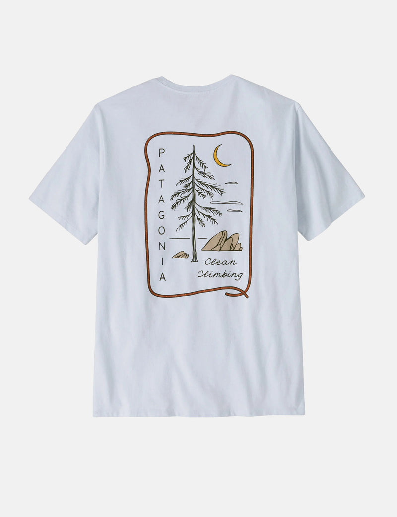 Patagonia Clean Climb Roots Responsibili-Tee T-Shirt - White