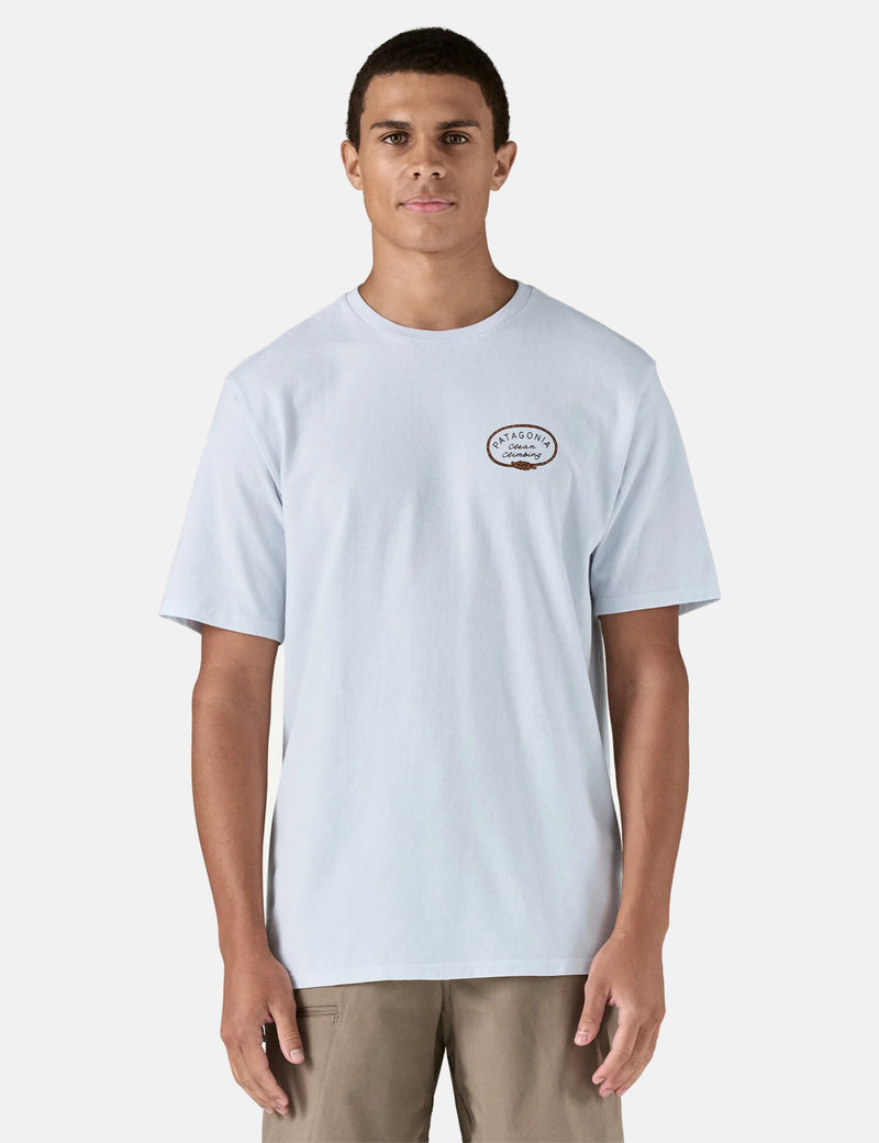 Patagonia Clean Climb Roots Responsibili-Tee T-Shirt - White