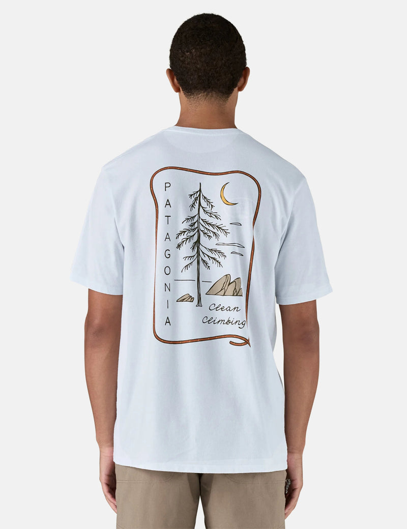 Patagonia Clean Climb Roots Responsibili-Tee T-Shirt - White