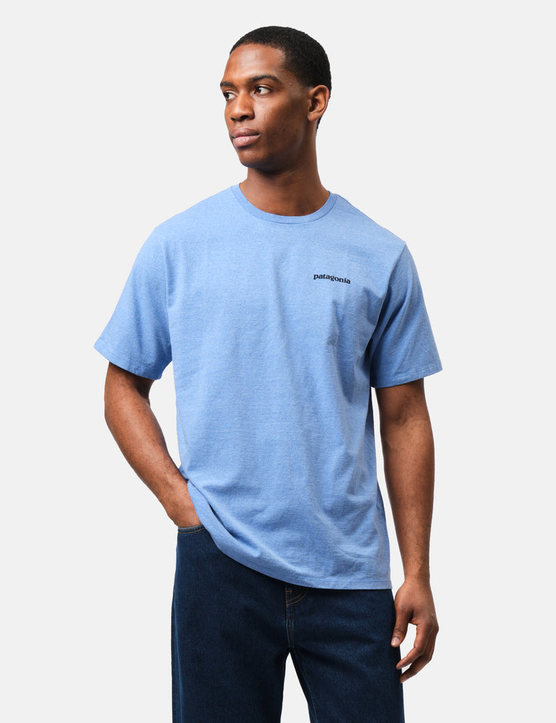 Patagonia P-6 Logo Responsibili-Tee T-Shirt - Abundant Blue