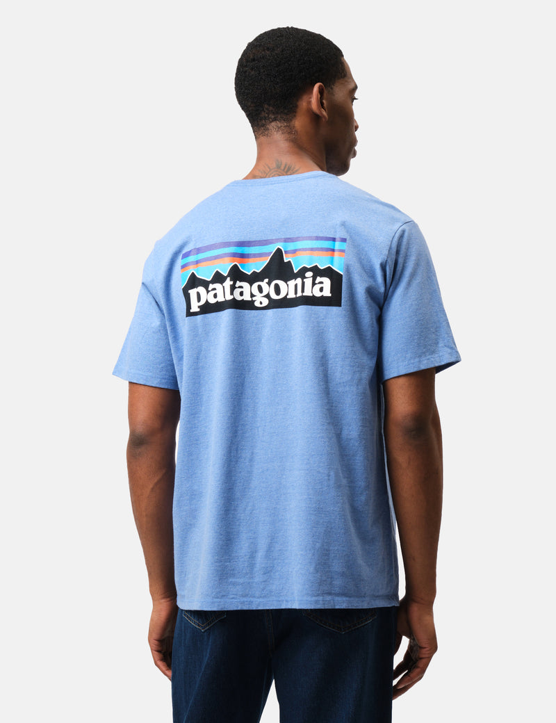 Patagonia P-6 Logo Responsibili-Tee T-Shirt - Abundant Blue