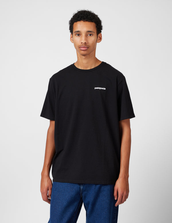 Patagonien P-6 Logo Responsibili-T T-Shirt - Schwarz
