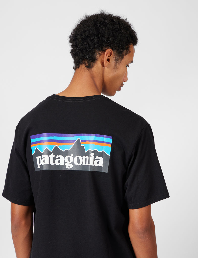 Patagonia P-6 Logo Responsibili-Tee T-Shirt - Black
