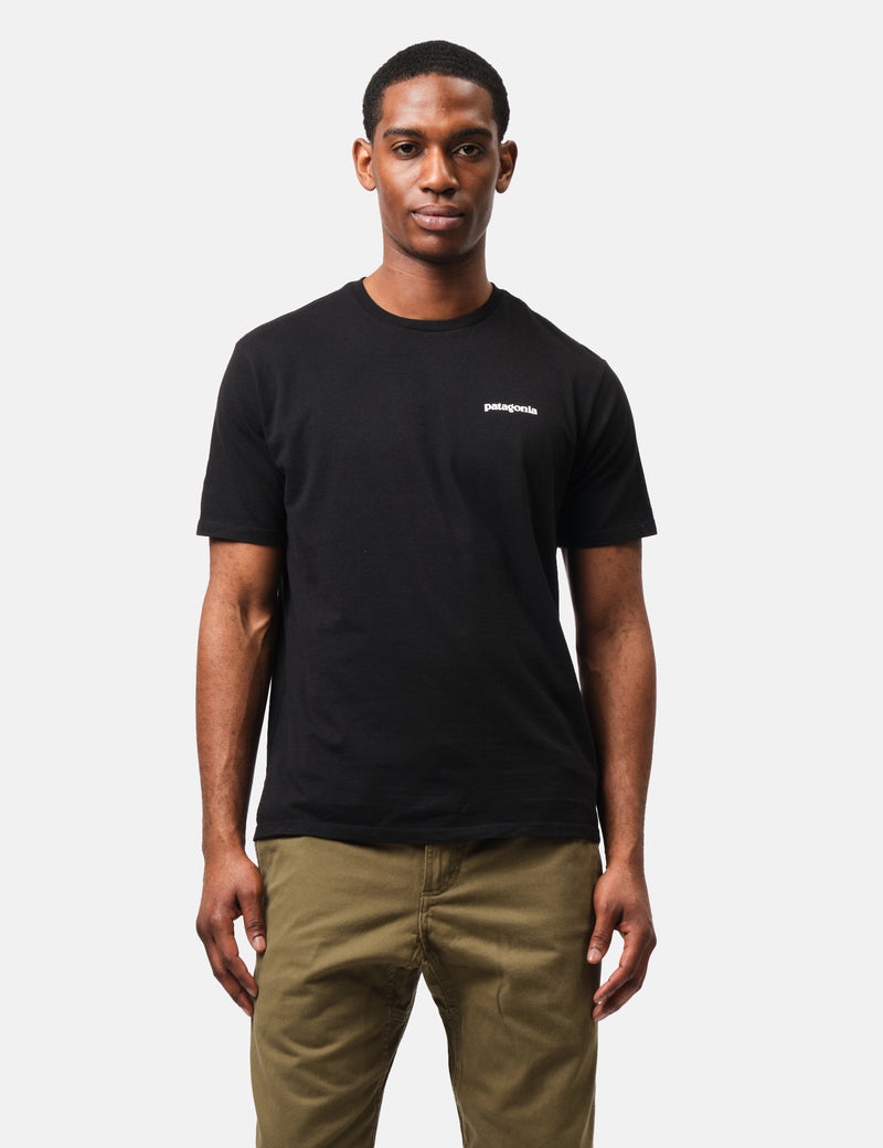 Patagonia P-6 Logo Responsibili-Tee T-Shirt - Black
