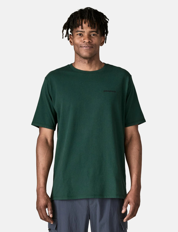 Patagonia P-6 Logo Responsibili-Tee T-Shirt - Cascade Green
