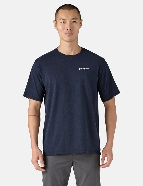 Patagonia P-6 Logo Responsibili-Tee T-Shirt - New Navy Blue