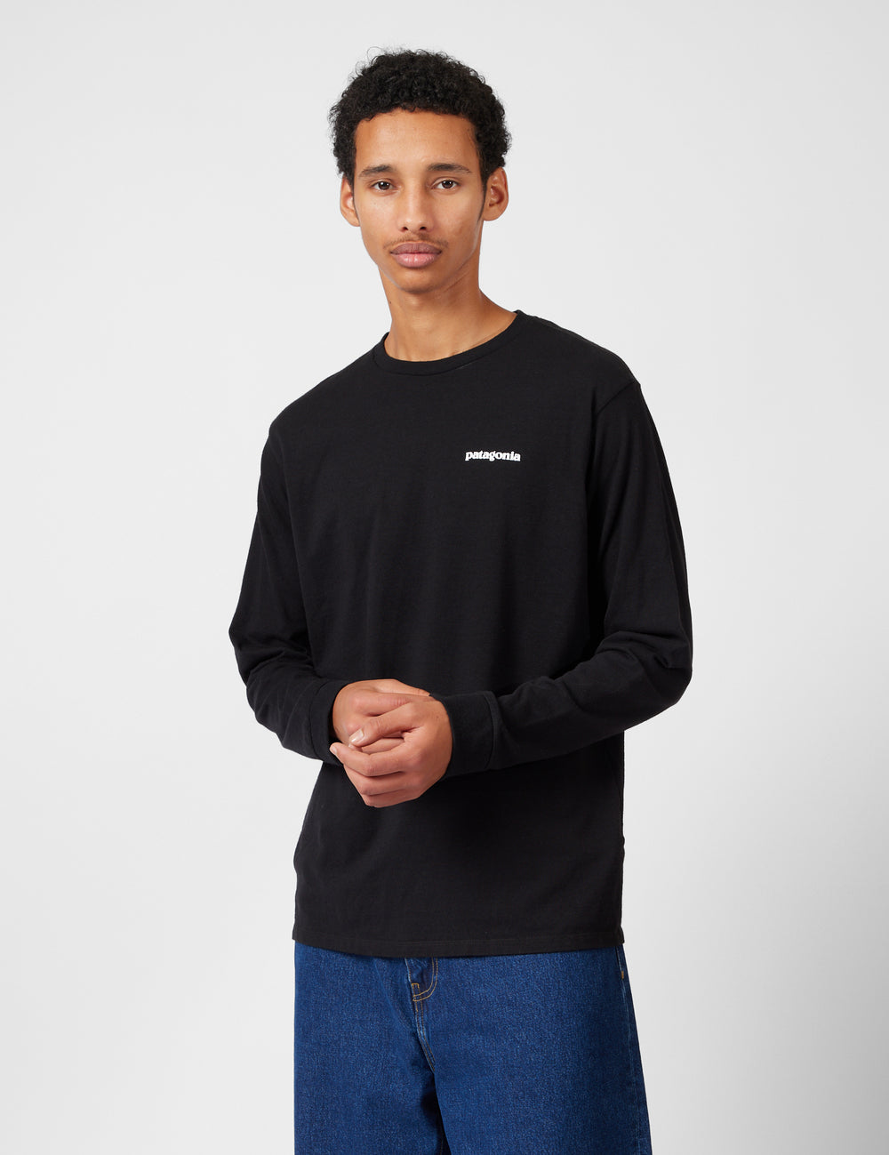 PatagoniaResponsibili-Tシャツ長袖Tシャツ-ブラック|URBAN EXCESS。