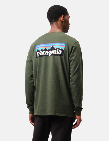 Patagonia LS P-6 Logo Responsibili-Tee - Torrey Pine | Urban