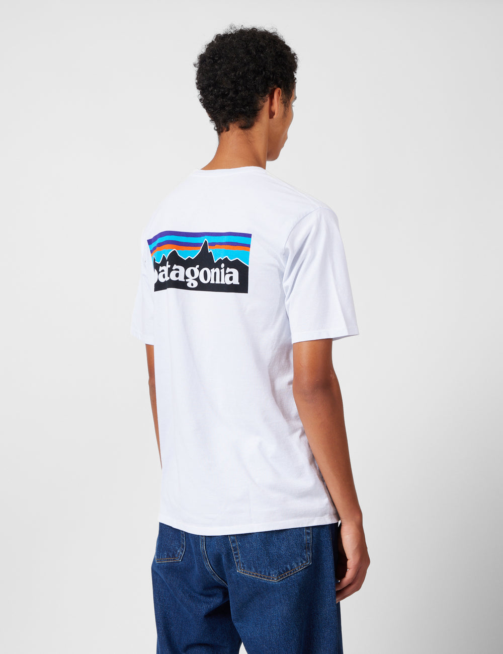 パタゴニアP-6ロゴレスポンシビリ-Tシャツ-ホワイト|URBAN EXCESS。
