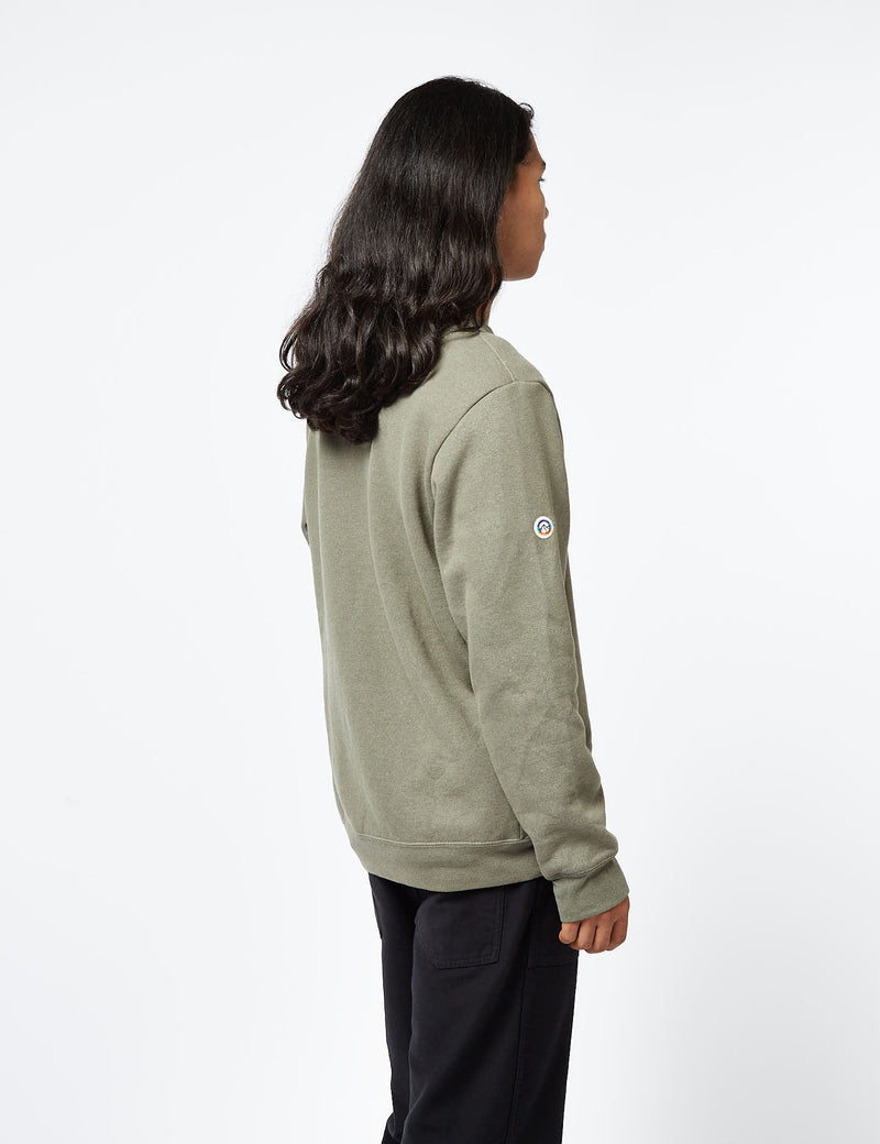 Patagonia Fitz Roy Icon Uprisal Crew Sweatshirt - Sleet Green