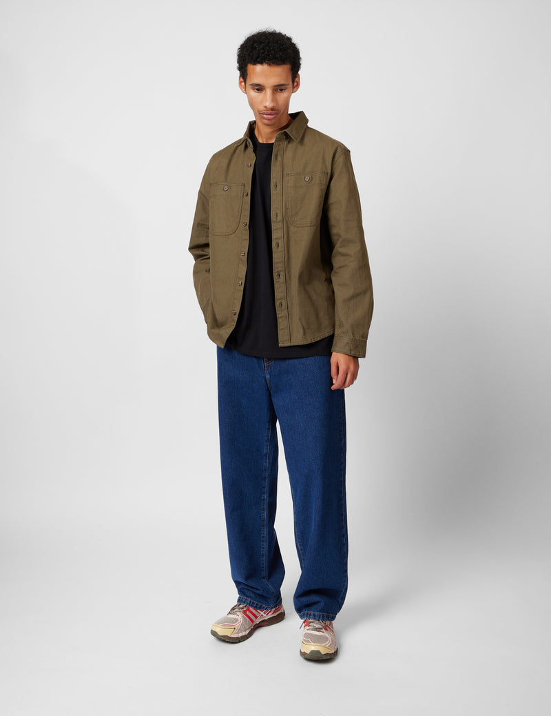 Patagonia Point Reyes Canvas Shirt - Basin Green