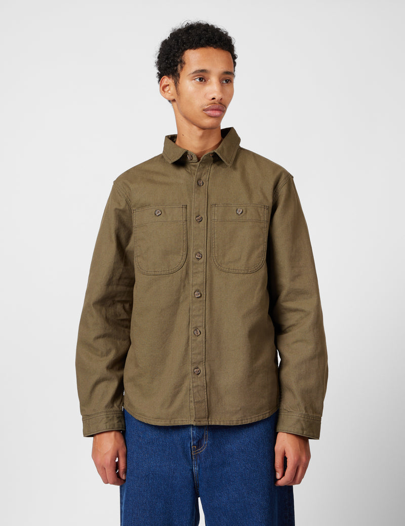 Patagonia Point Reyes Canvas Shirt - Basin Green