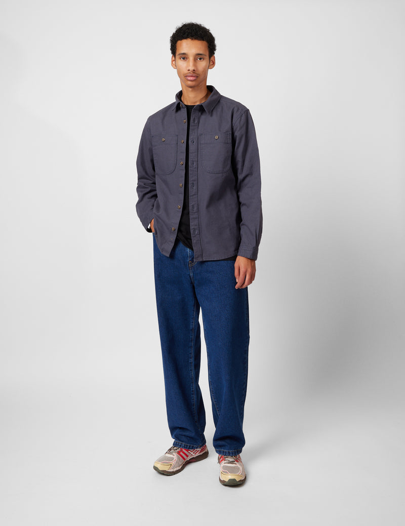 Patagonia Point Reyes Canvas Shirt - Smolder Blue