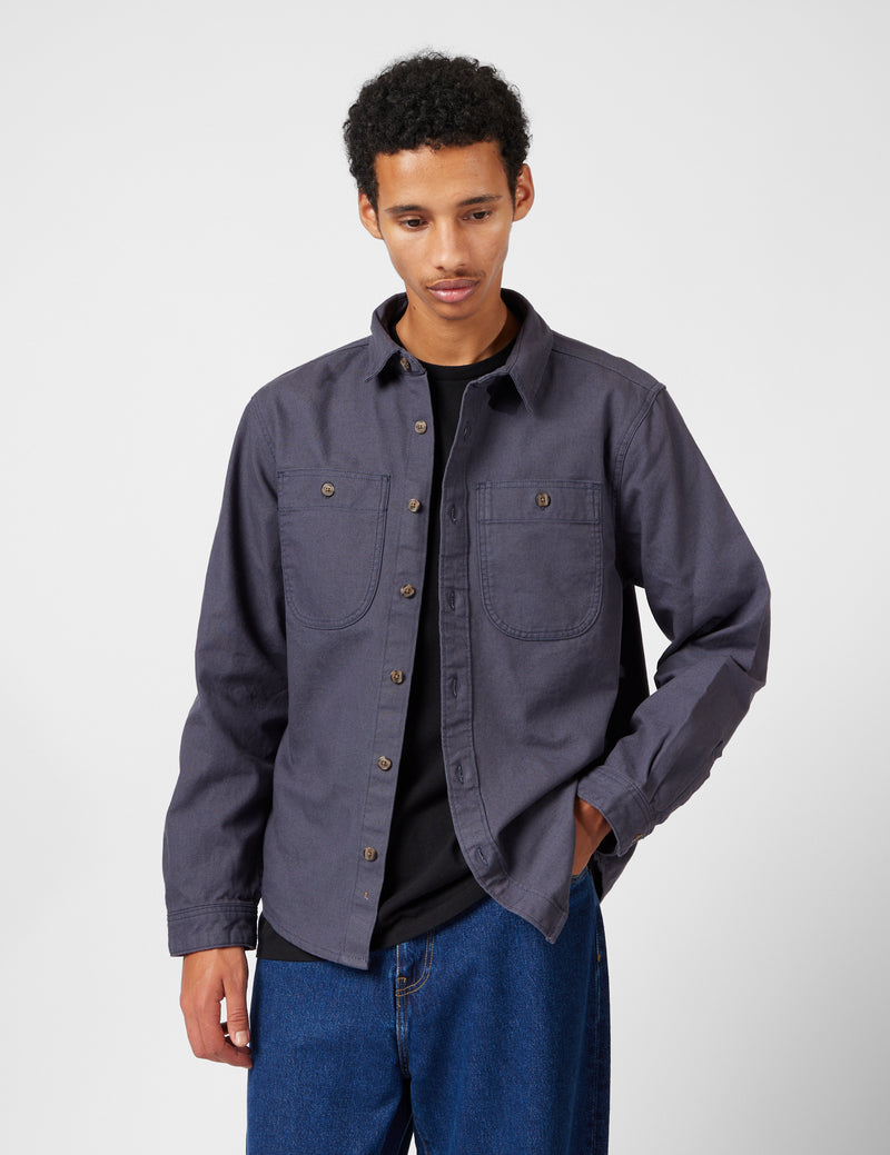 Patagonia Point Reyes Canvas Shirt - Smolder Blue