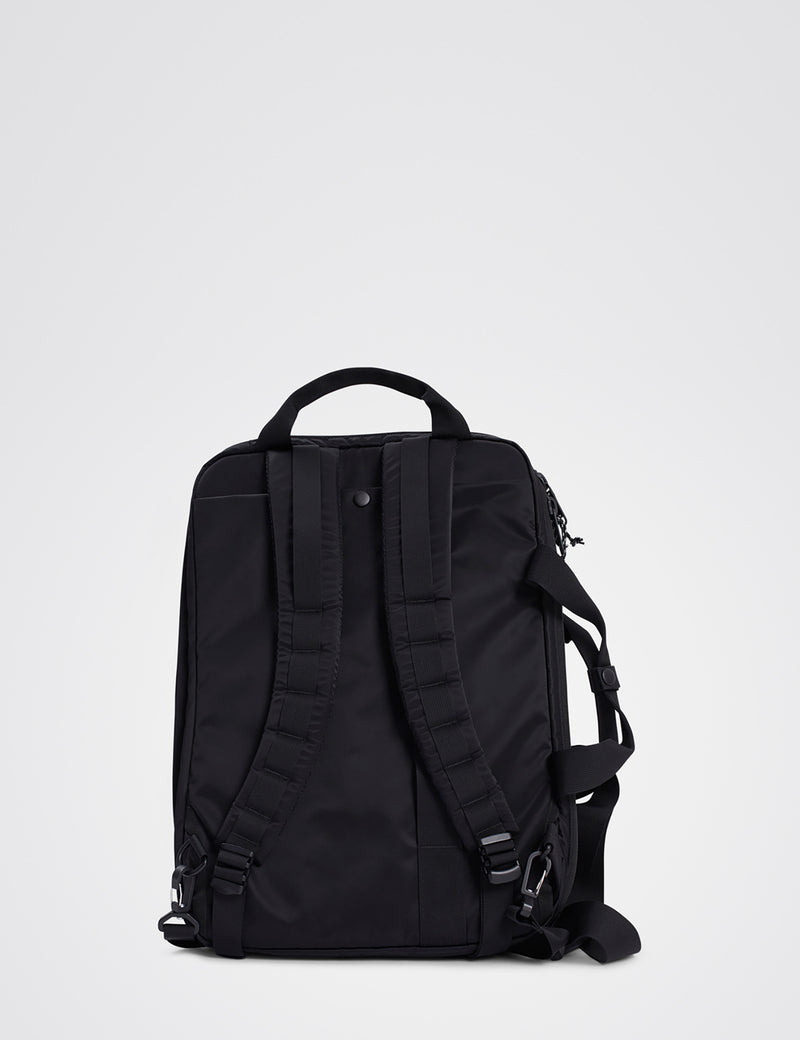 Norse Projects Nylon Twill 3-Way Bag (Recycled) - Black