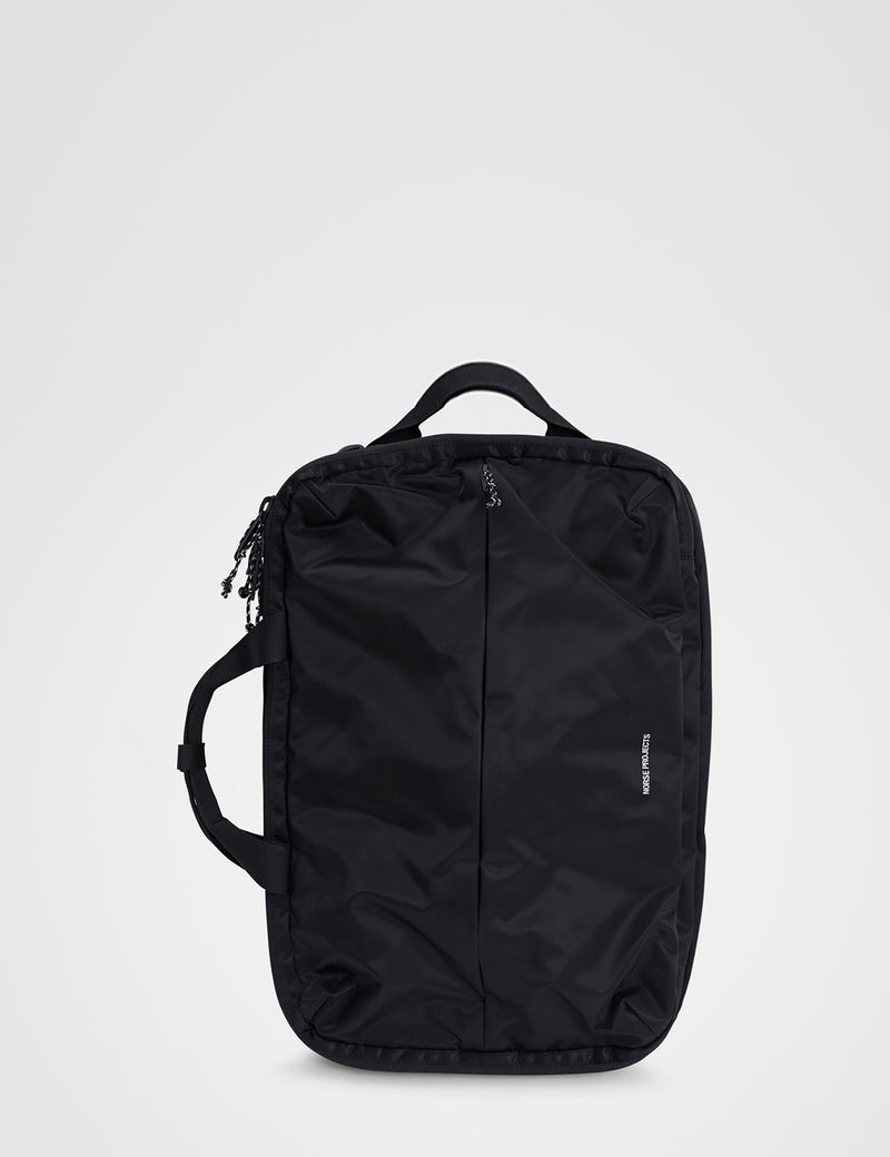 Norse Projects Nylon Twill 3 Way Bag Recycled Black
