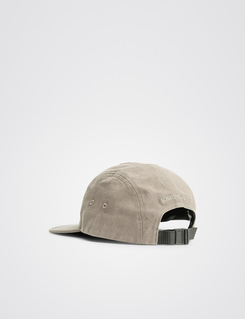 Norse Projects 5-Panel Cap (Twill) - Utility Khaki
