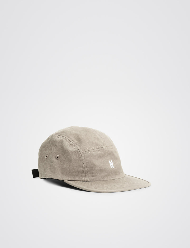 Norse Projects 5-Panel Cap (Twill) - Utility Khaki