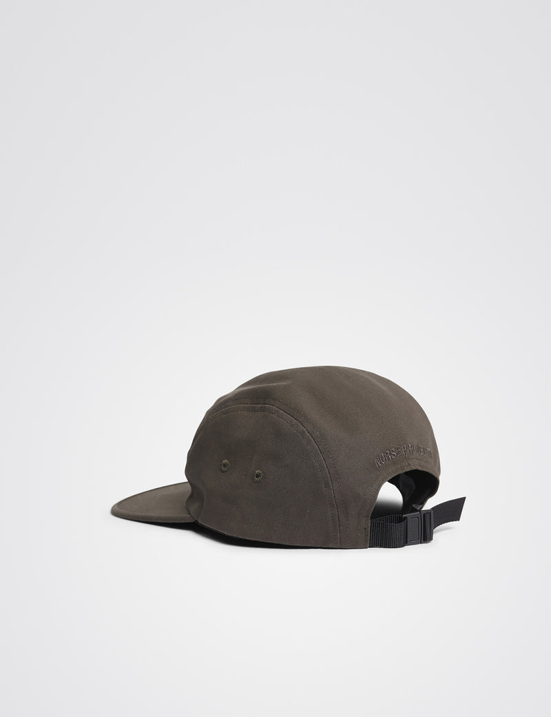 Norse Projects 5-Panel Cap (Twill) - Beech Green