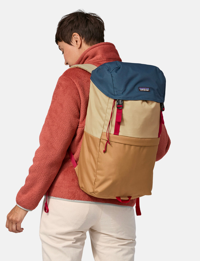 Patagonia Fieldsmith Lid Pack Patchwork Backpack - Coriander Brown