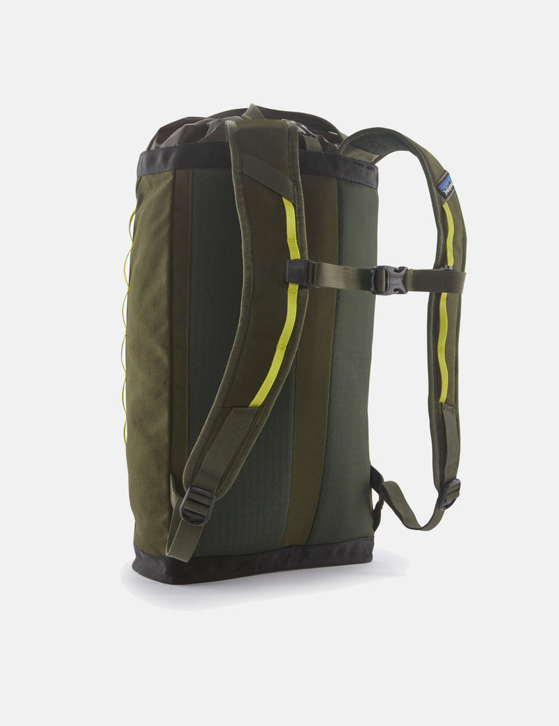 green patagonia messenger bag sprouted Patagonia Fieldsmith Linked Backpack, Pine Needle Green