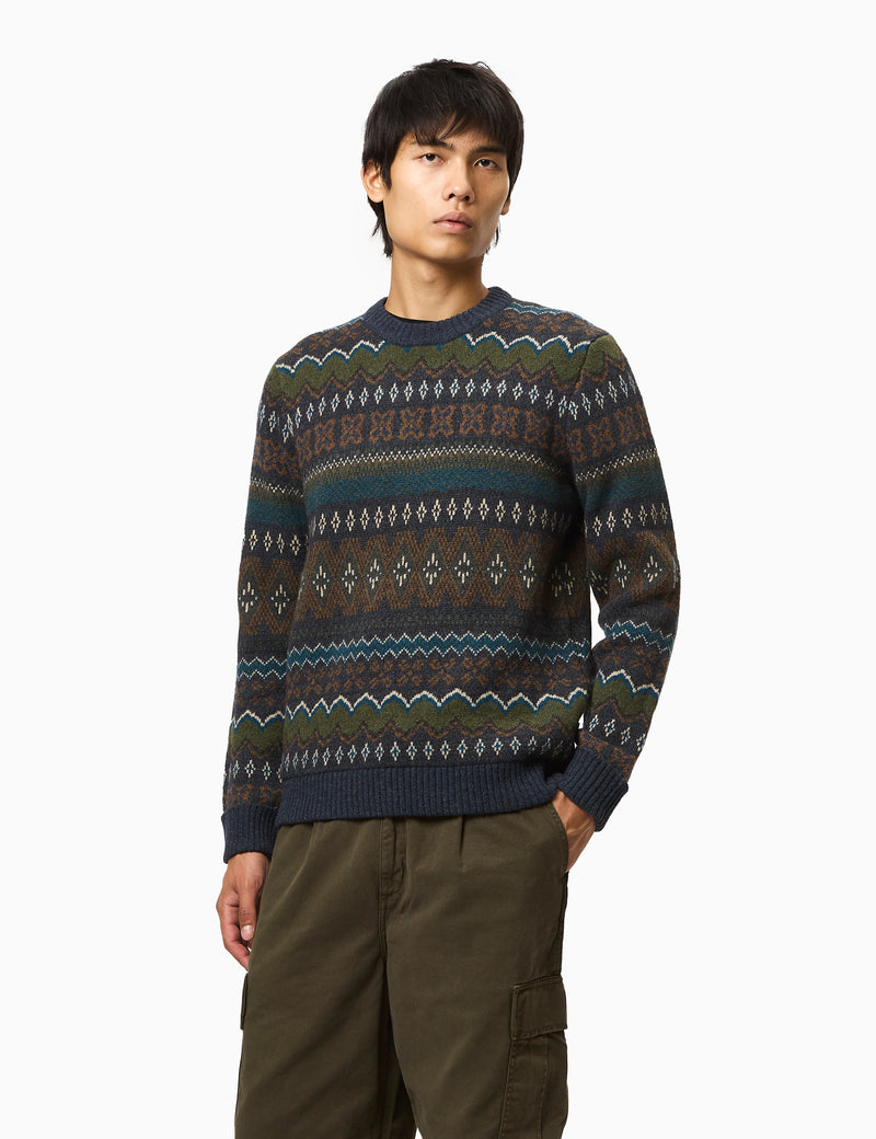 Patagonia Wool Blend Helmsman Sweater Smolder Blue Urban Excess. URBAN EXCESS