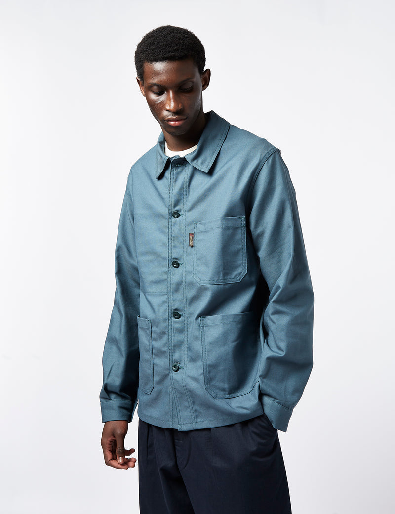 Le Laboureur Cotton Work Jacket - Forest Green