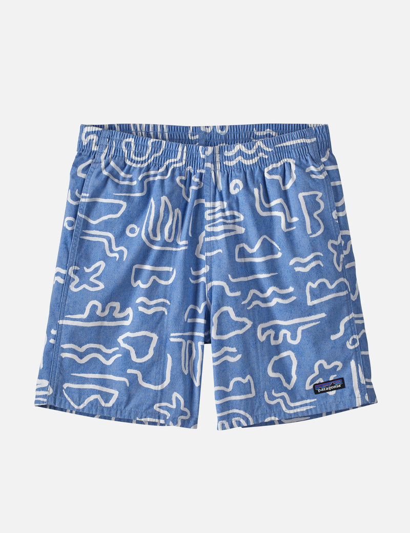 Patagonia Funhoggers Channel Islands Shorts - Vessel Blue