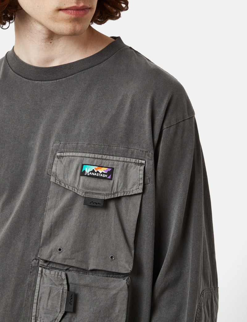 Manastash Armor Long Sleeve Shirt - Black