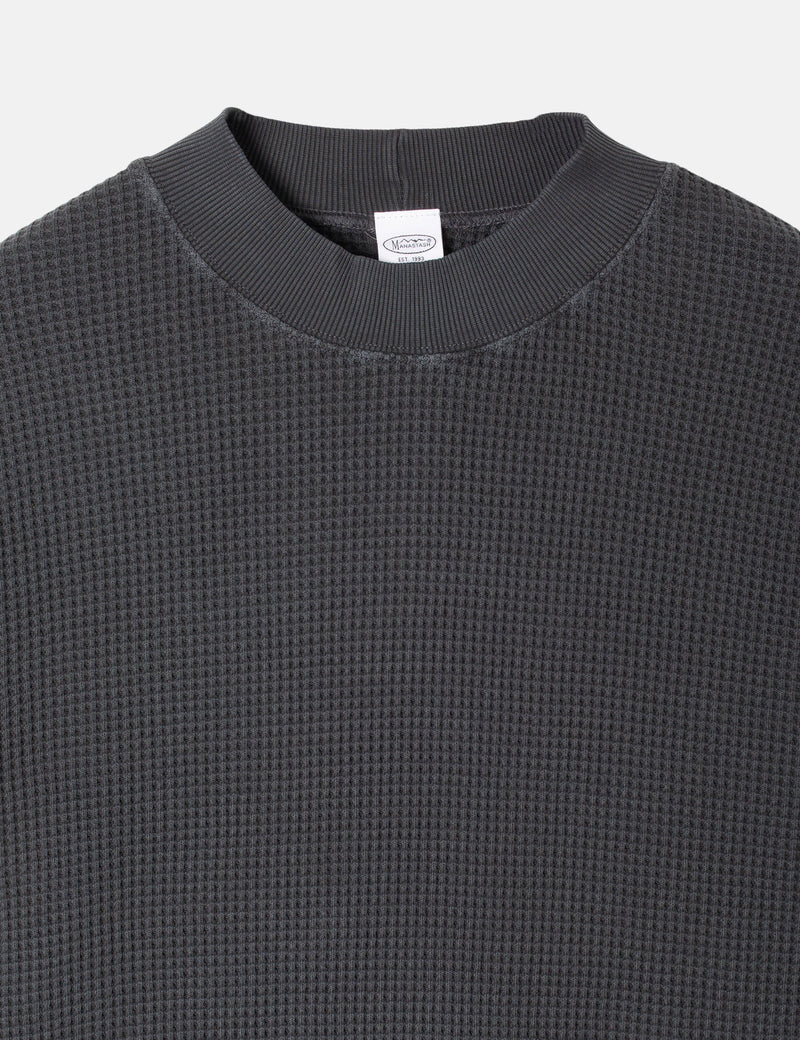 Manastash Heavy Snug Thermal Mock Neck - Black