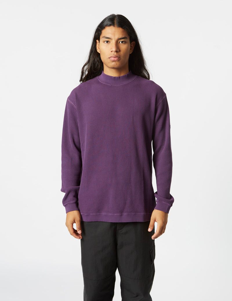 Manastash Heavy Snug Thermal Mock Neck - Purple