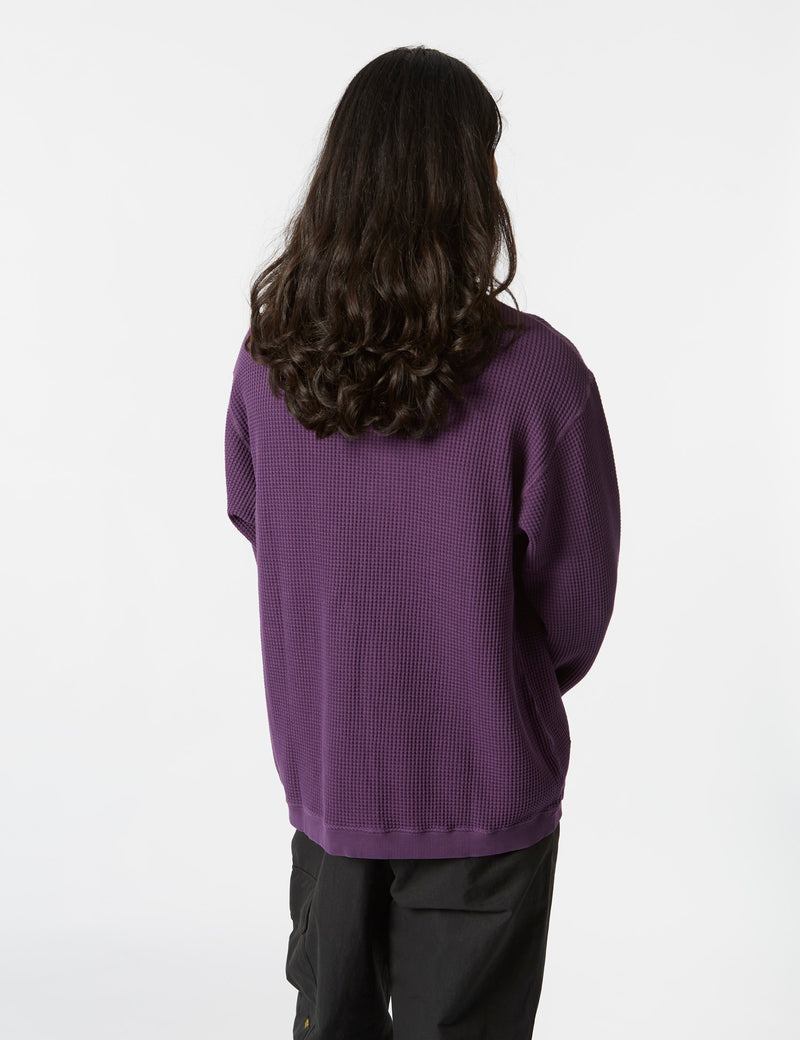 Manastash Heavy Snug Thermal Mock Neck - Purple