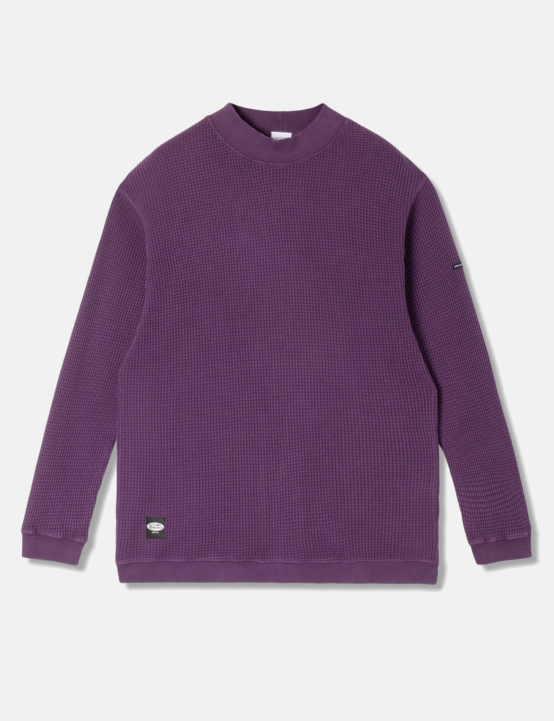 Manastash Heavy Snug Thermal Mock Neck - Purple