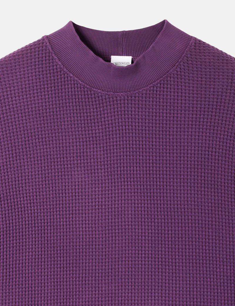 Manastash Heavy Snug Thermal Mock Neck - Purple