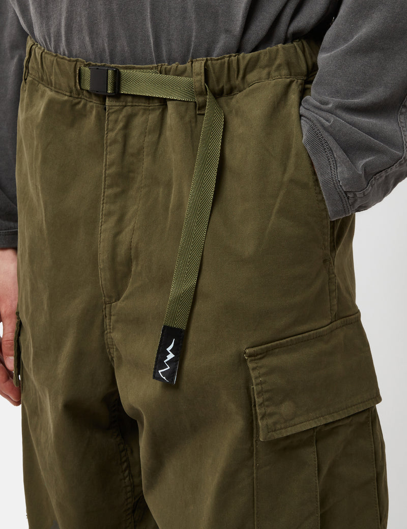 Manastash Flex Climber Wide Leg Pant - Olive Green